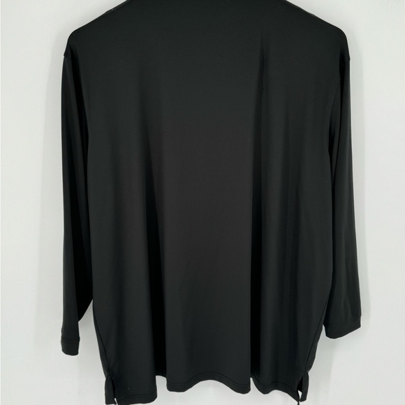 Peter Millar Men’s Summer Comfort Black Golf Polo Long Sleeve no sz tag S0 - Picture 3 of 6